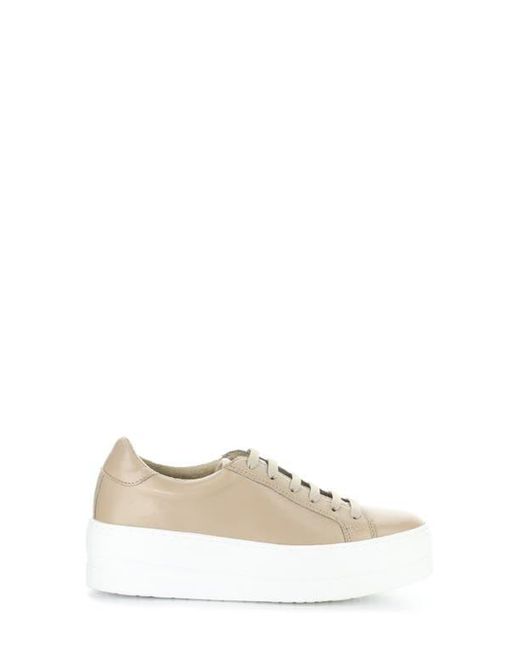 Bos. & Co. White Maya Platform Sneaker