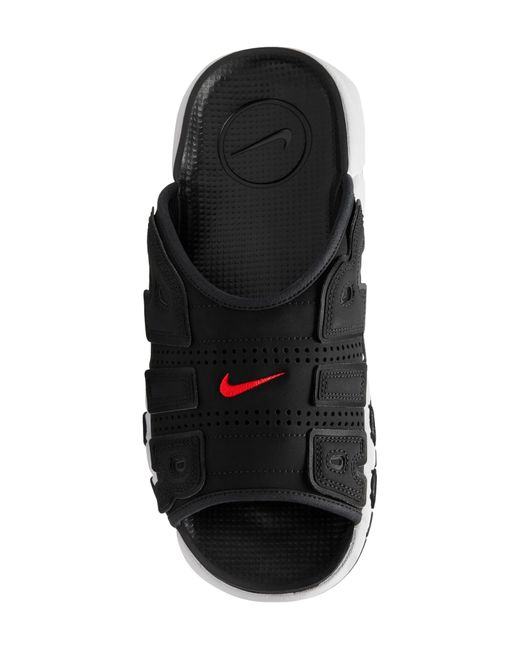 Nike Black Air More Uptempo Slides for men