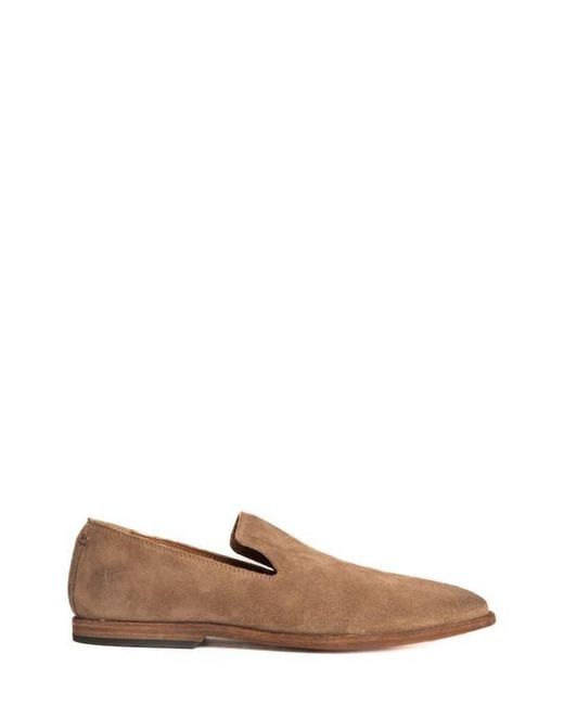 Frye Brown Chris Venetian Loafer for men