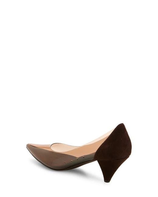 Jeffrey Campbell Brown Graphix Pointed Toe Pump