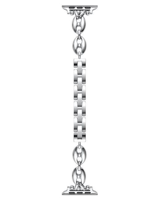 The Posh Tech White Poppy Apple Watch Bracelet Watchband