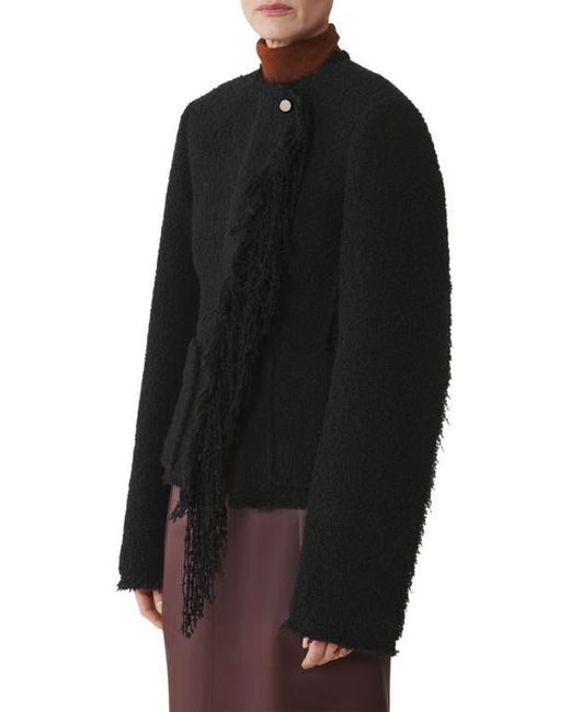 Lanvin Black Asymmetrical Jacket