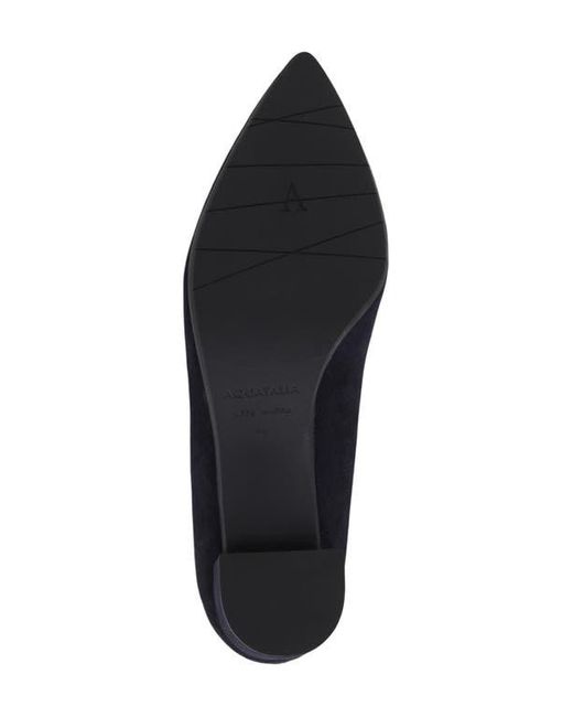 Aquatalia Blue Kari Weatherproof Pointed Toe Pump