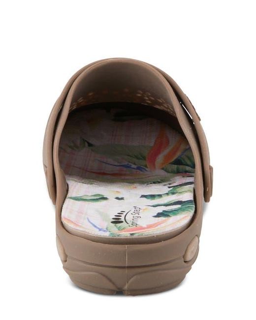 Spring Step Brown Contigo Clog