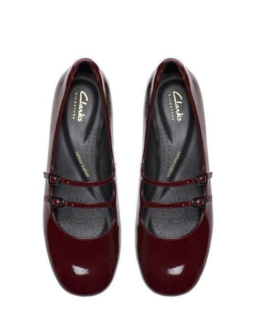 Clarks White Daiss Shine Mary Jane Pump