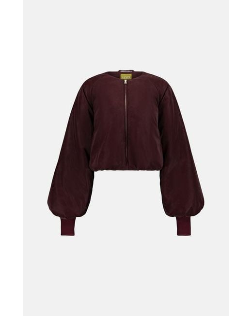 Saemdi Red Bomber Jacket