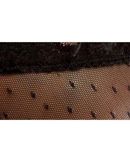 Free People Brown Intimately Fp Heart To Heart Dotted Mesh Bralette