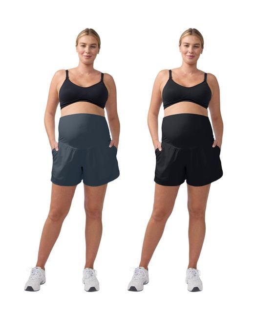 Ingrid & Isabel Blue Active Short Bundle