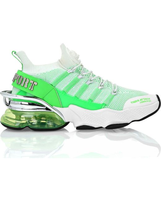 Philipp Plein Green Tiger Attack//Gen.X.04 Runner