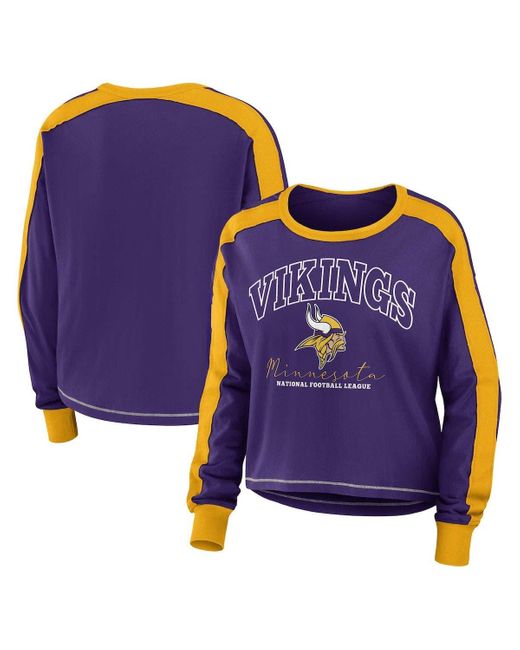 Women's WEAR by Erin Andrews White Minnesota Vikings Greetings