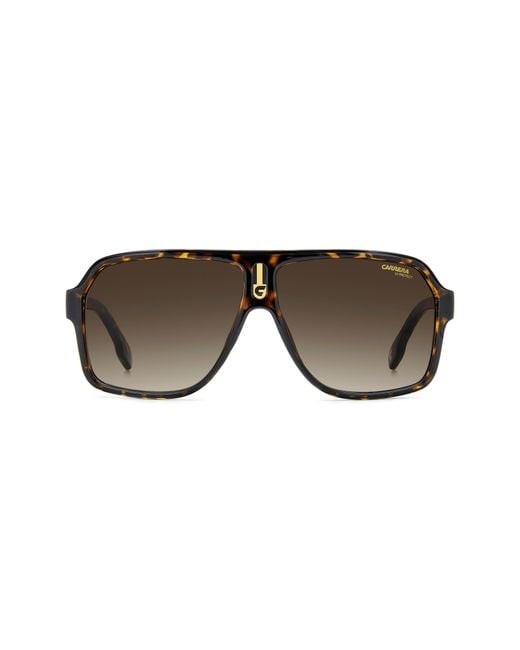 Carrera Multicolor 62Mm Oversize Gradient Rectangular Sunglasses for men