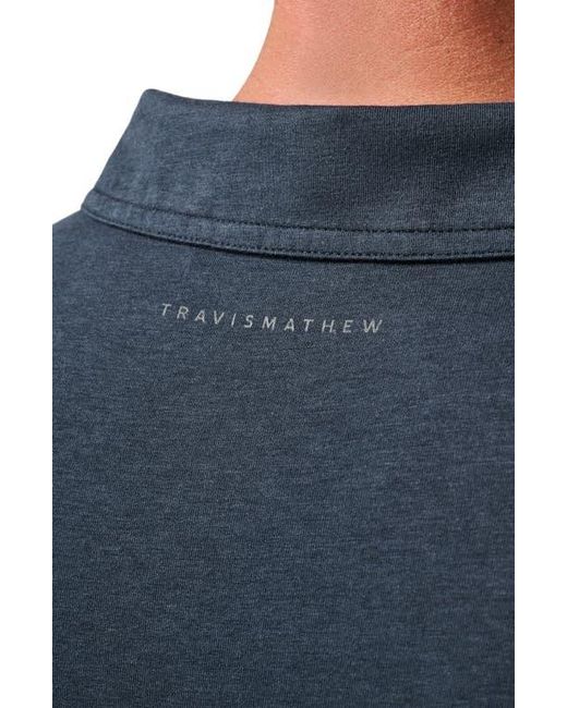 Travis Mathew Blue The Cloud Polo for men