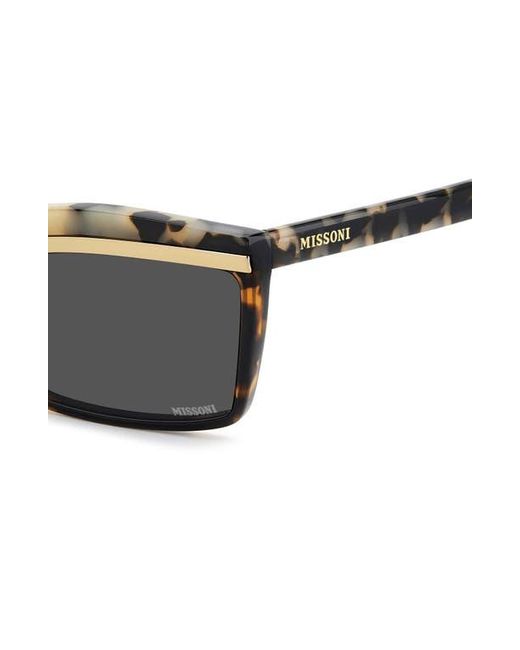 Missoni Multicolor 63Mm Oversize Rectangular Sunglasses