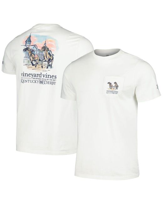 Vineyard Vines White Kentucky Derby 150 Painted Race T-shirt At Nordstrom for men