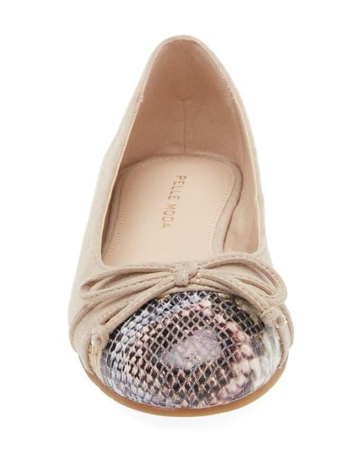 Pelle Moda Natural Saida Ballet Flat