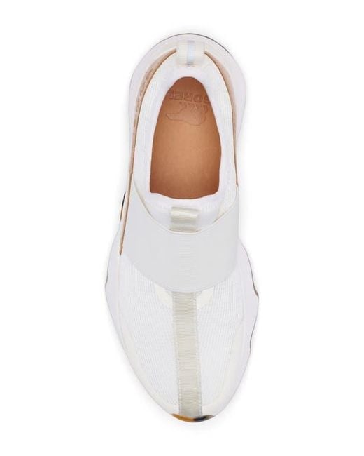 Sorel White Kinetic Impact Ii Strap Slip-On Sneaker