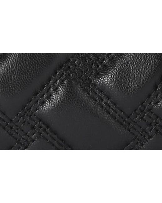 Kurt Geiger Black Kensington Boston Drench Quilted Leather Crossbody Bag