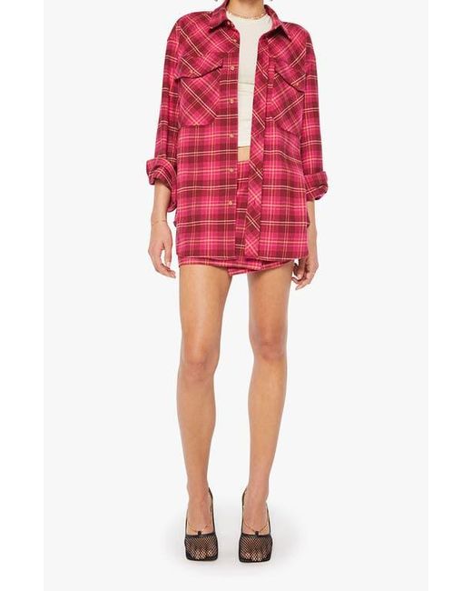 Mother Red The Lazy Sunday Plaid Shirt