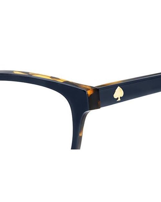 Kate Spade Blue Catrina 51Mm Rectangular Optical Glasses