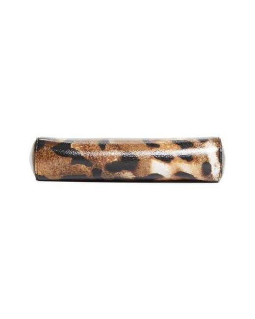 Christian Louboutin Brown Mini Cabata Soft Leather Pouch