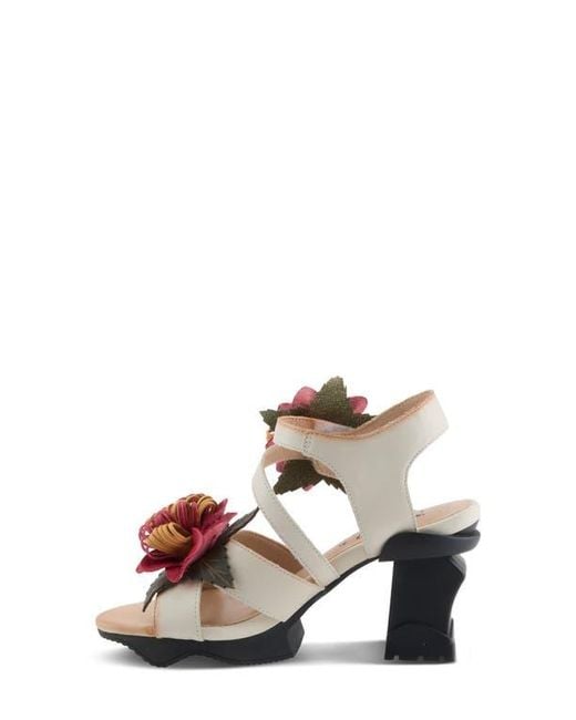 Spring Step Pink Hooked Ankle Strap Sandal