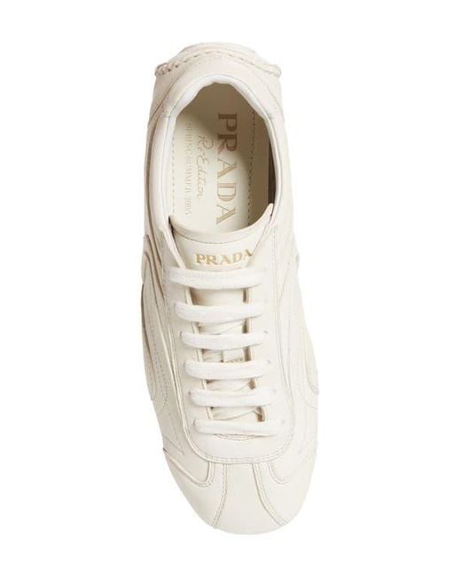 Prada White Montecarlo Re-Edition 2005 Sneaker