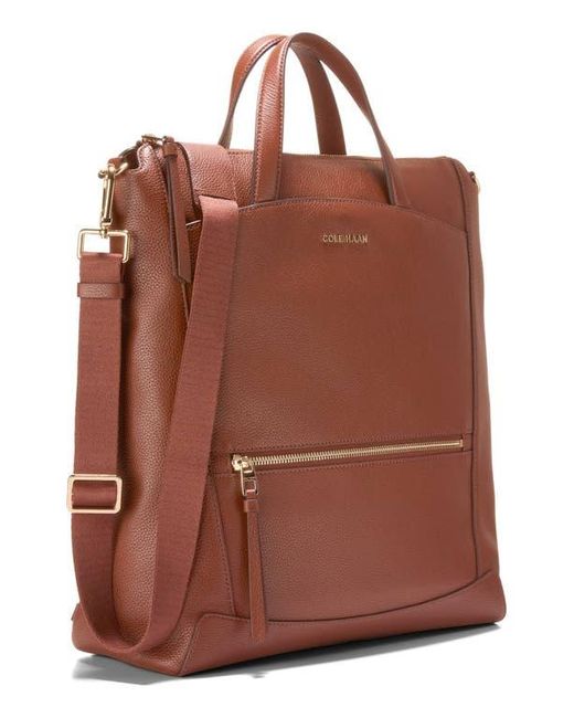 Cole Haan The Essential Leather Backpack, Brown Cole Haan Medium Grand Ambition Convertible Leather Backpack  main image 3