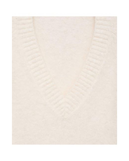 Mango Natural V-Neck Sweater