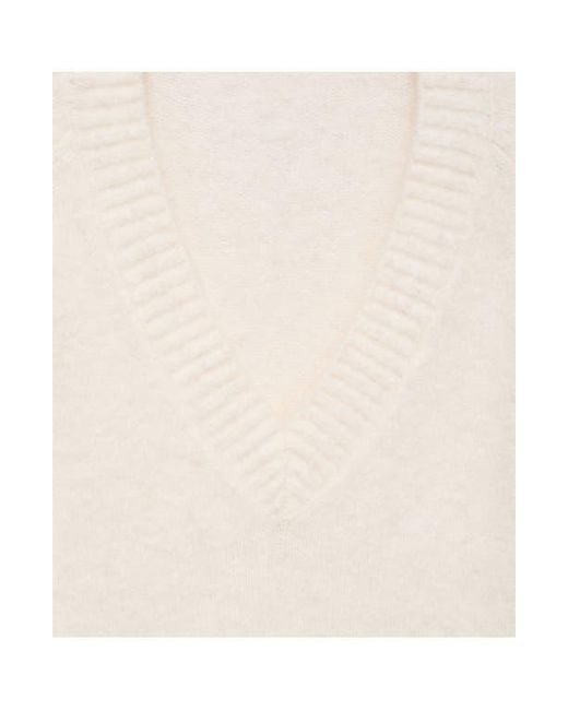 Mango Natural V-Neck Sweater