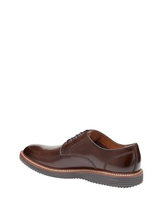 Johnston & Murphy Brown Upton Plain Toe Derby for men