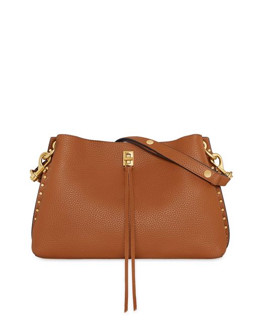 Rebecca Minkoff Brown Darren East/west Leather Shoulder Bag
