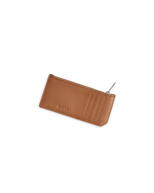 Kaai White Leather Cardholder