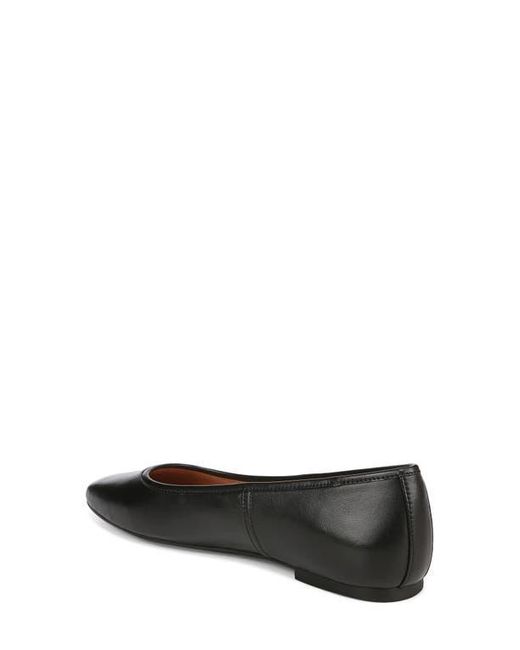 Vionic Black Orinda Square Toe Flat