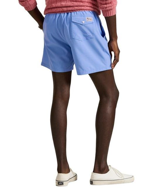 Polo Ralph Lauren Blue Traveler Swim Trunks for men