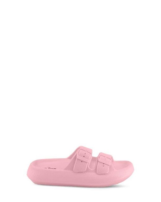 Flexus by Spring Step Pink Bubbles Waterproof Slide Sandal