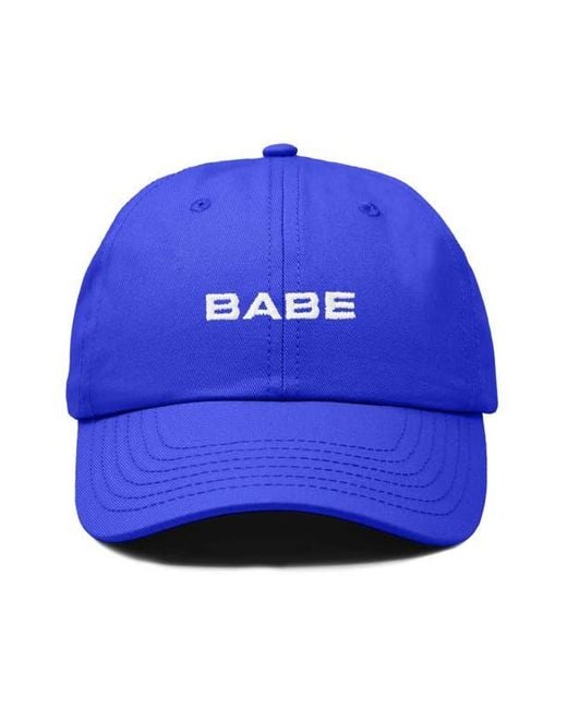 Alix Blue Babe Embroidered Cap