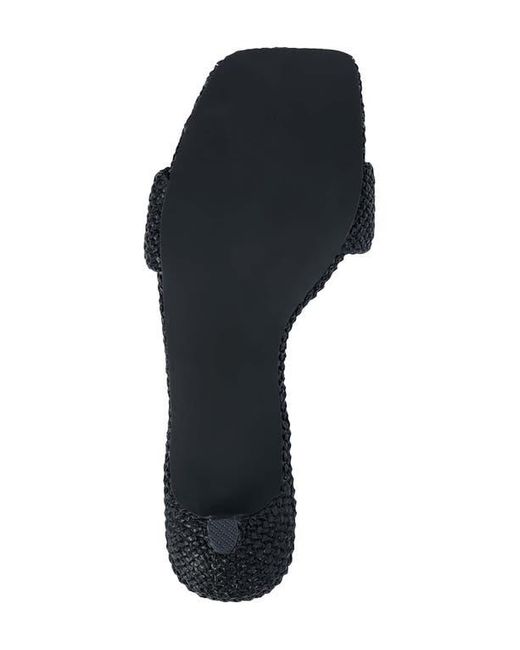 Matisse Black Capricorn Kitten Heel Slide Sandal