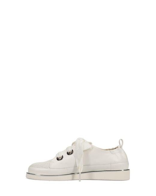 Vaneli White Quion Perforated Sneaker