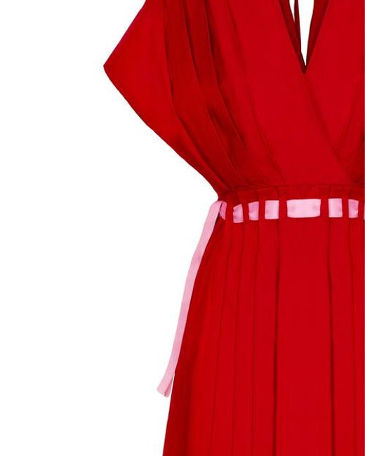 Haveli Red Amma Ribbon Dress