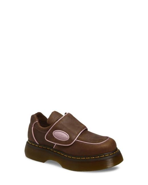 Dr. Martens Brown Buzz Strap Platform Shoe