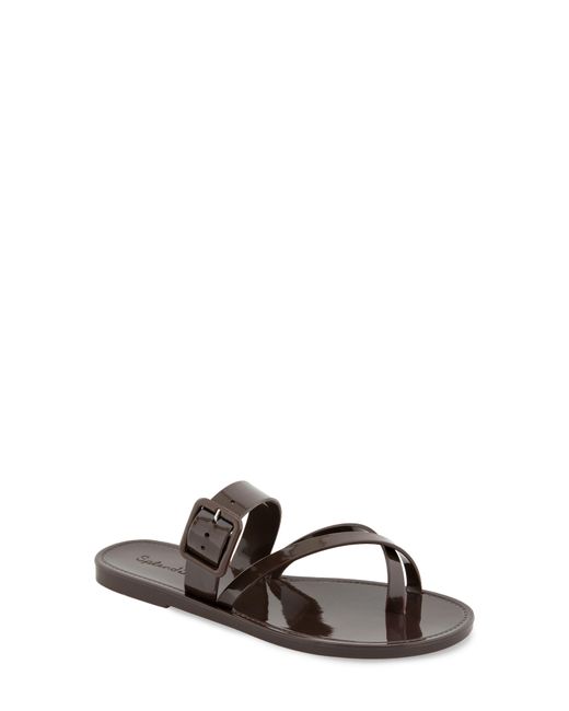 Splendid Brown Sutton Jelly Sandal