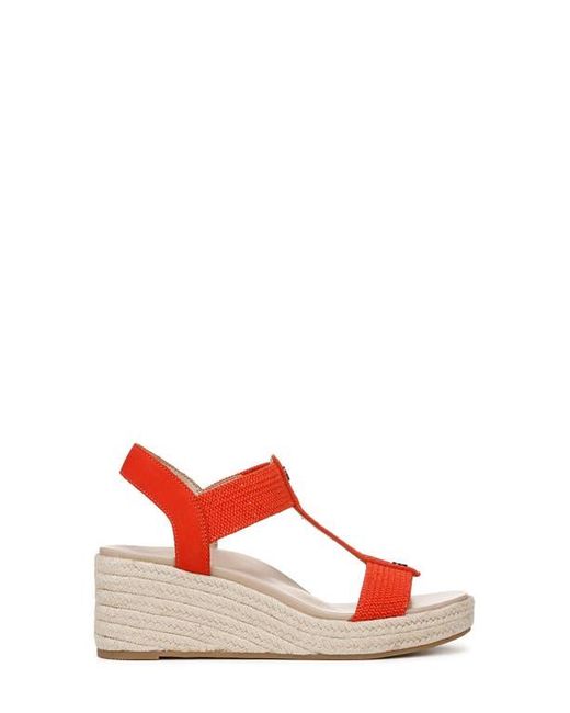 Vionic Red Calera Espadrille Wedge Sandal