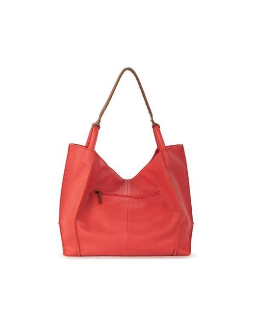 The Sak Red Los Feliz Large Tote Bag