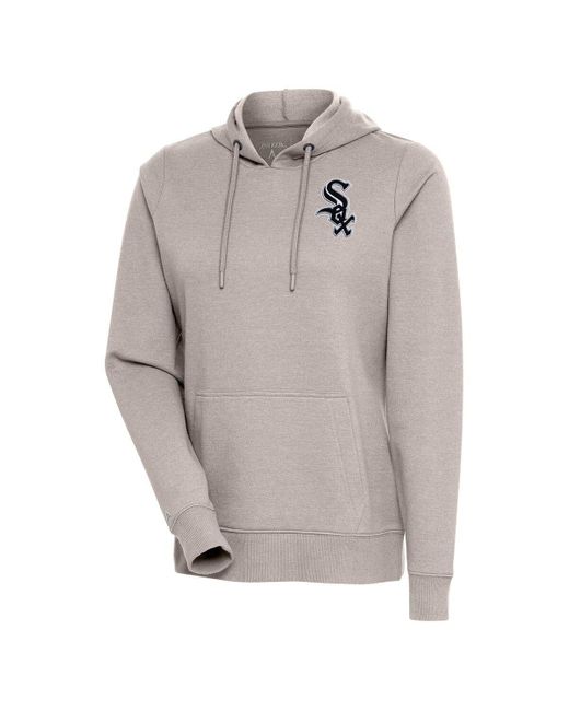 Antigua Gray Chicago White Sox Action Pullover Hoodie At Nordstrom