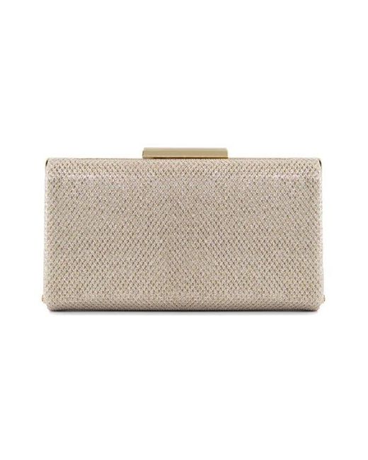 Dune Gray Binita Frame Clutch