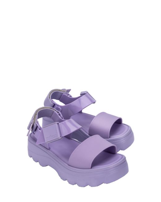 Melissa Purple Kick Off Platform Sandal