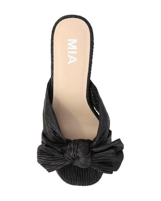 MIA Black Mechelle Slide Sandal