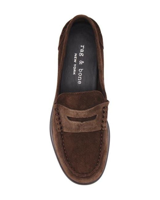 Rag & Bone Brown Carter Penny Loafer