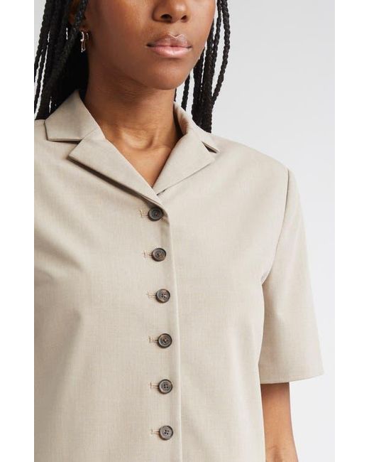 Sandy Liang Natural Beverly Jacket