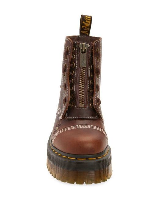 Dr. Martens Brown Sinclair Platform Boot